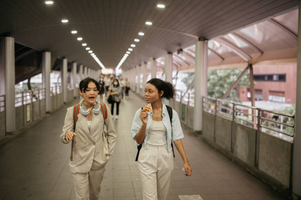 istock Friends chatting in the city 2151649244