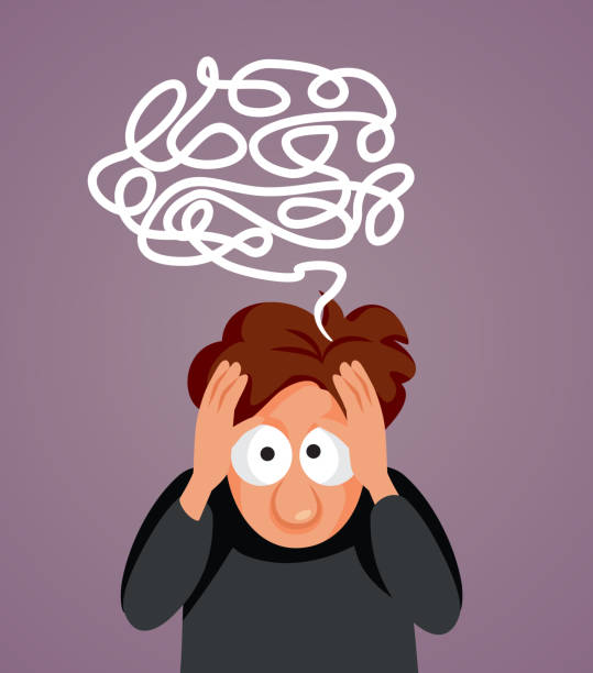 640+ Cluttered Mind Stock Illustrations, Royalty-Free Vector Graphics ...