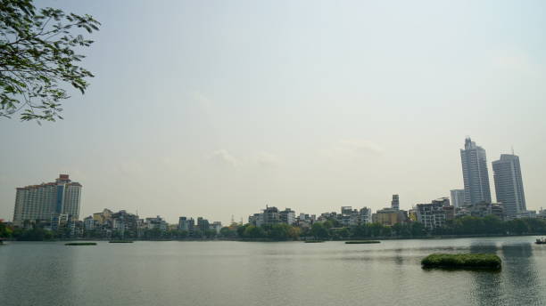 istock City landscape by the large lake 2151651964