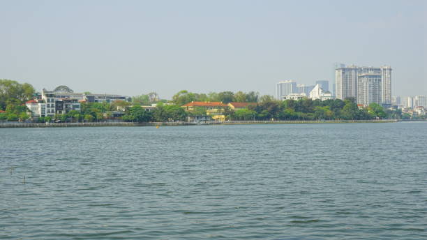 istock City landscape by the large lake 2151651983