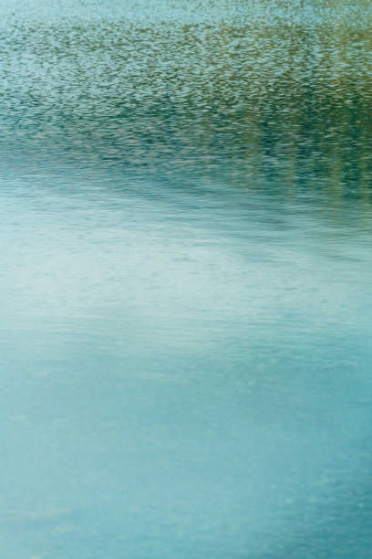 Tranquil lake water surface with ripples and reflections as abstract natural background