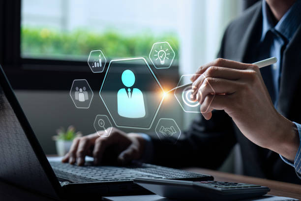 istock HR management concept, is the administration of human resources within an organization, focusing on recruitment, training, conflict resolution, and fostering a productive organizational culture. 2151655040