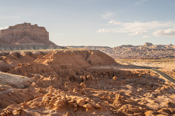 istock Goblins and Road Through Goblin Valley Sunny Day 2151657516