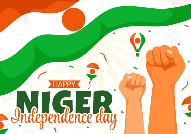 istock Happy Niger Independence Day Vector Illustration on 3 August with Waving Flag and Country Public Holiday in Flat Cartoon Background Design 2151658828