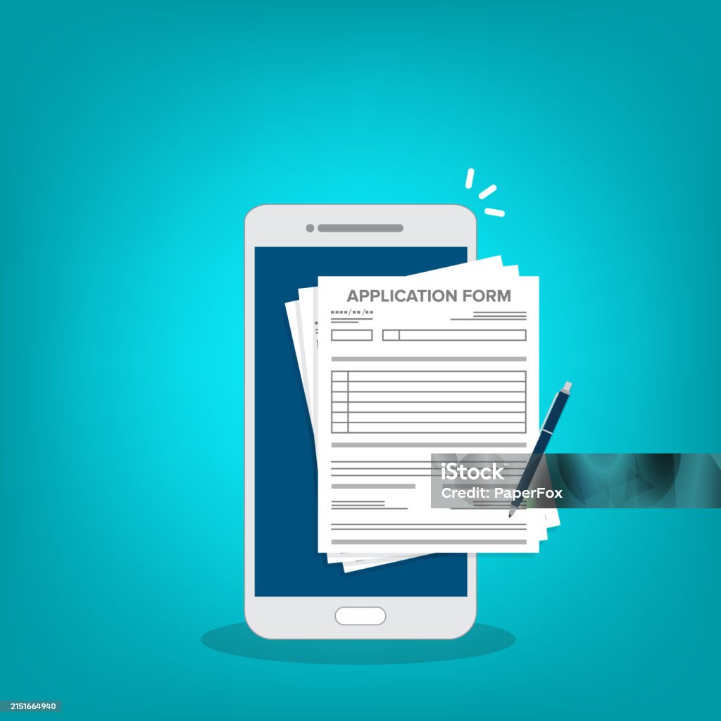 Online Application Form App On Mobile Phone Application Claim Form ...