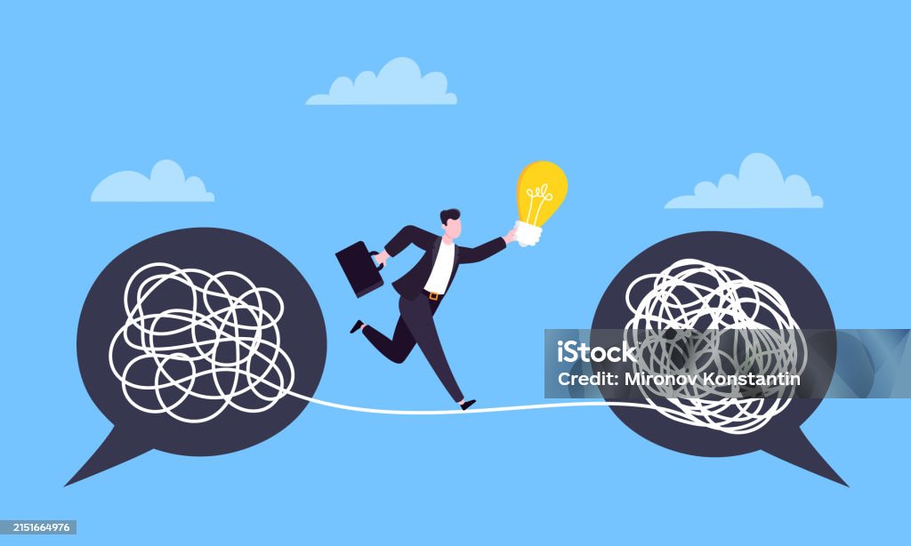 Understanding Problem Solution Simplify Challenge Stock Illustration ...