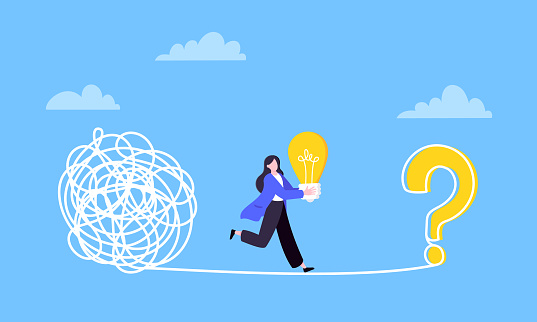 Understanding Problem Solution Simplify Challenge Stock Illustration ...