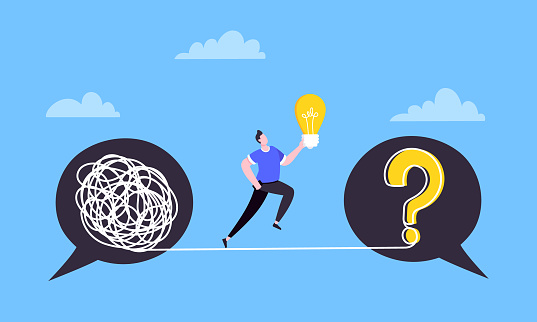 Understanding Problem Solution Simplify Challenge Stock Illustration ...