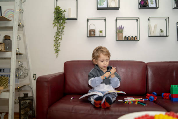 istock Little boy painting 2151674941