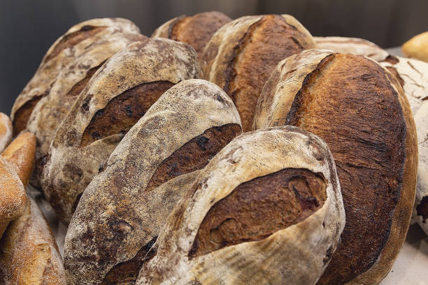 istock Delicious fresh bread on the bakery counter 2151676395