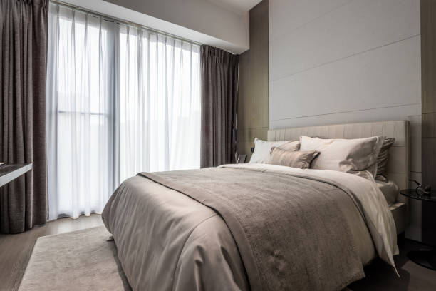 istock Interior of a modern luxury bedroom 2151678225