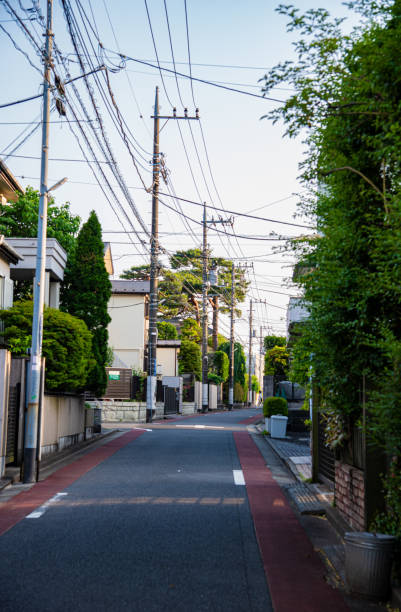 istock Quiet residential area in the suburbs 2151678232