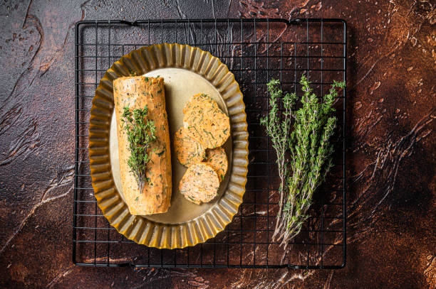 Butter board, Toasts with butter alfalfa sprouts, dijon mustard, cherry tomatoes and mint leafs