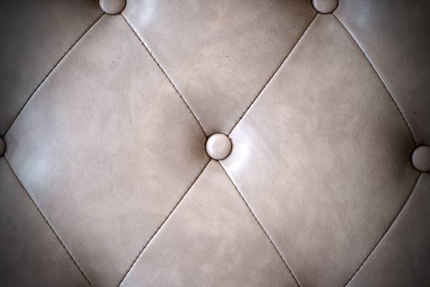 Close up leather texture on chair