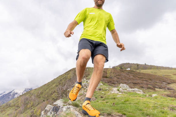 istock Dynamic Trail Running in the Mountain Wilderness 2151680600
