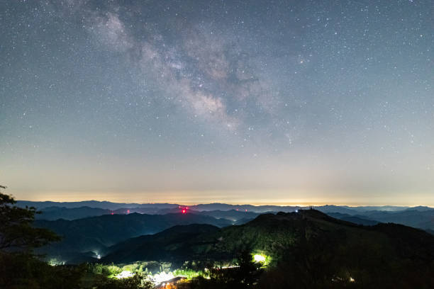istock A plateau where you can see the beautiful Milky Way 2151680935