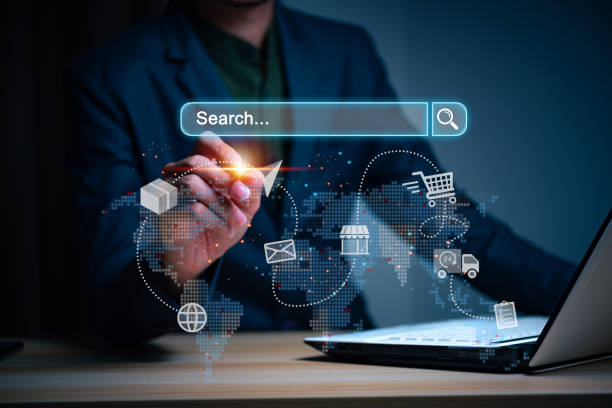 istock Digital modern online shopping and e-commerce concept, The modern interface online shopping digital futuristic. 2151683021