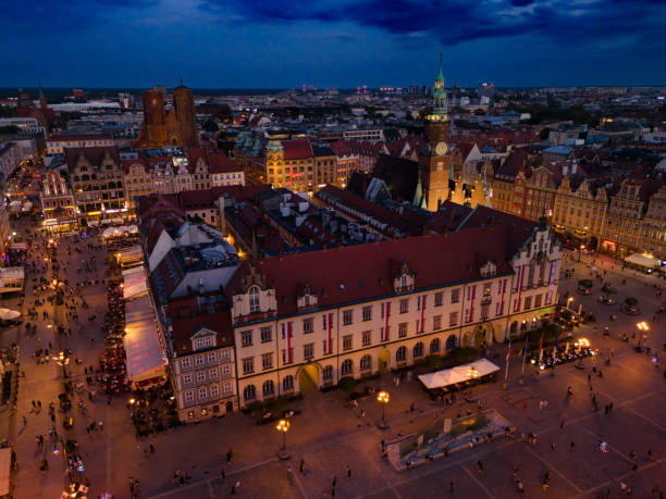 istock Wroclaw Market Square - Flag day 2151689130