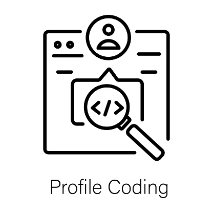 Coding Profil Picture Profile Coding Stock Illustration - Download Image Now - Coding ...