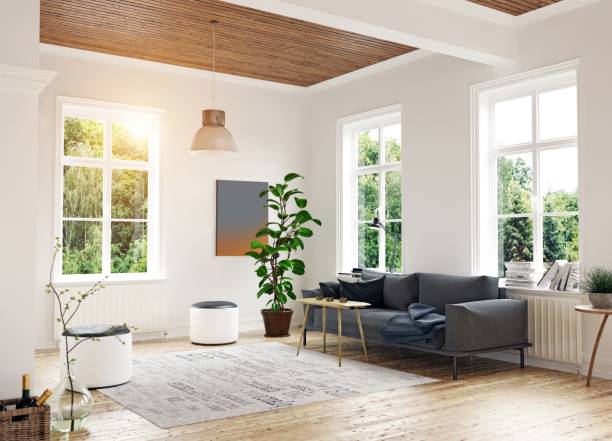 istock modern scandinavian living room design. 2151698151