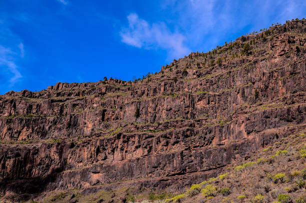 istock A rocky hillside with a blue sky in the background 2151699041