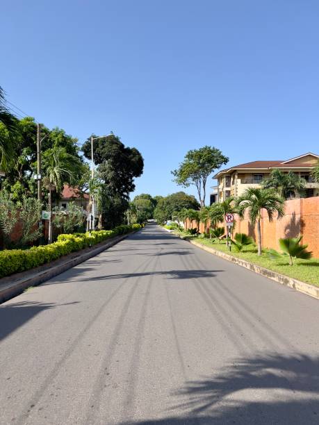 istock An empty street in Accra 2151699208