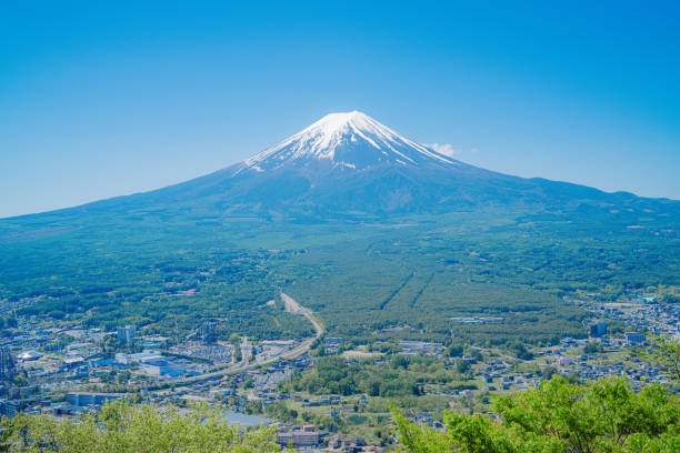 istock Beautiful Mt. Fuji seen from the observation deck 2151705948