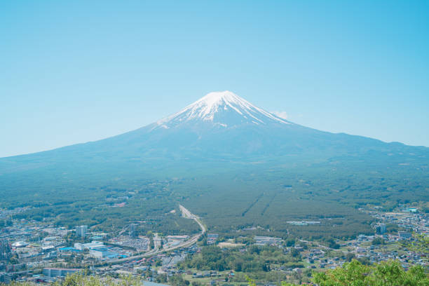 istock Beautiful Mt. Fuji seen from the observation deck 2151706377