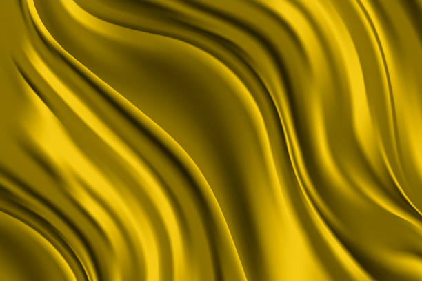 istock 3d silk, satin, luxury chrome wallpaper cloth texture background. Elegant decoration. 2151709371