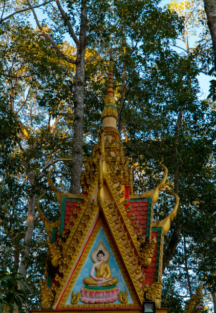 Patterns and architecture in Khmer pagodas,  Ang pagoda, Tra Vinh province