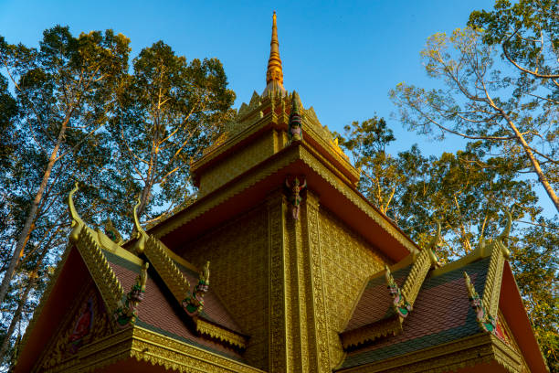 Patterns and architecture in Khmer pagodas,  Ang pagoda, Tra Vinh province