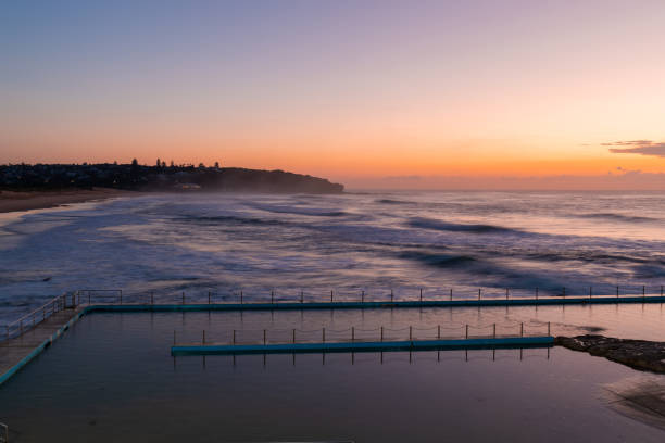 istock Morning by the ocean pool 2151710097
