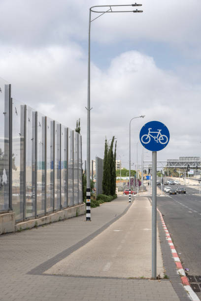 Acoustic barrier on Israeli routes.
