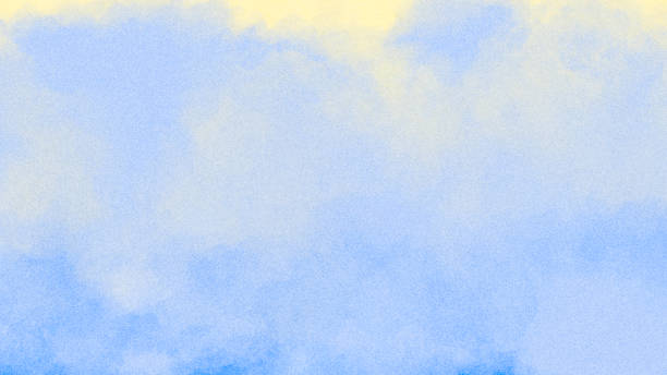 Abstract Watercolor Background with Stipple Texture - blue - copy space