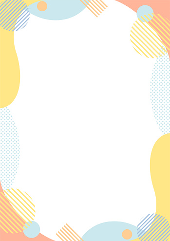 Simple Frame With Curved Shape Stock Illustration - Download Image Now ...