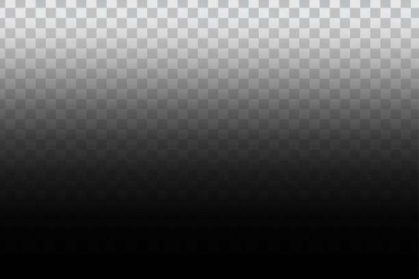 Transparent gradient overlay. Vector shadow effect. Transparent gradient overlay. Vector shadow effect. EPS 10. high key stock illustrations