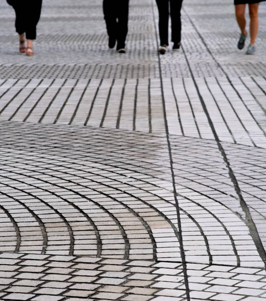 istock Patterned pavement in Chiang Kai-shek Memorial Hall, Taipei Taiwan. 2151725552