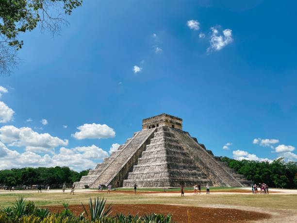 istock El Castillo or Temple of Kukulkan pyramid, Chichen Itza, Yucatan, Mexico 2151729248