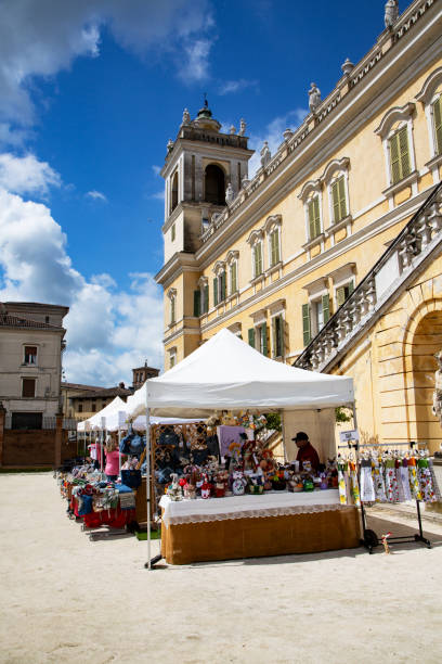 Colorno Palace, Parma: Annual showcase for floral and horticultural enthusiasts, offering educational experiences, The photograph was taken at Colorno, Parma, on April 25, 2024