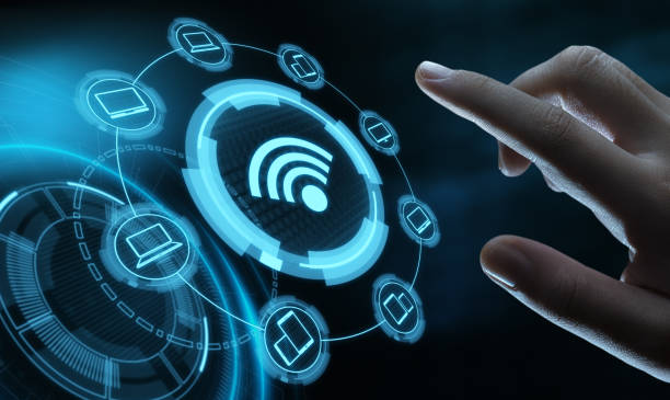 istock Wi Fi wireless concept. Free WiFi network signal technology internet concept 2151740492