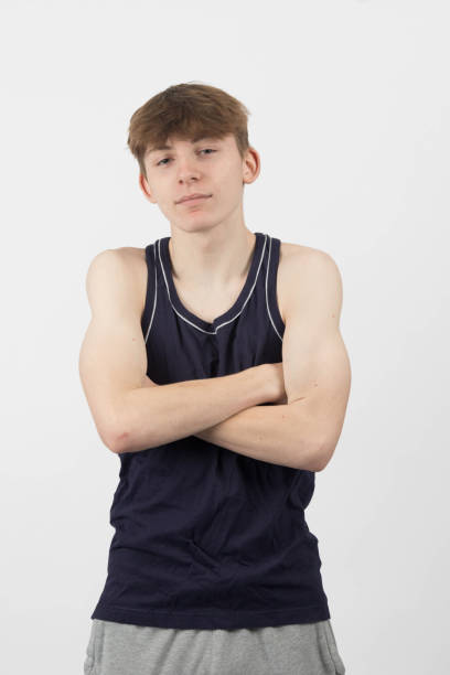 A Teenage Boy Standing