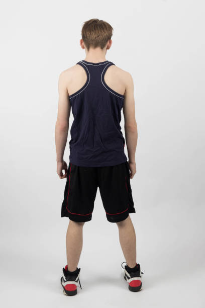 A Teenage Boy Standing