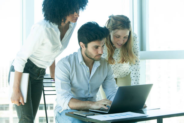 istock Young business people working in the office 2151782719