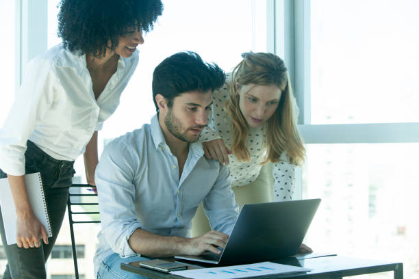 istock Young business people working in the office 2151782757
