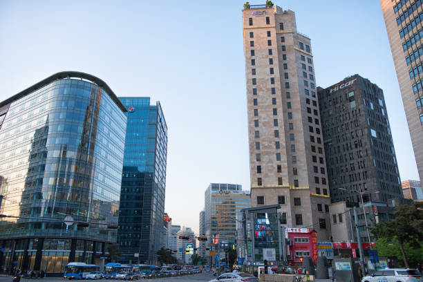 Seoul, Korea - May 2nd 2024, It is Myeongdong, the most popular shopping street at Downtown Seoul during Seoul Festa 2024 in Korea. 서울페스타 2024
