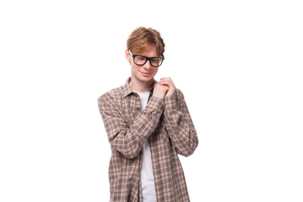 Vintage looking Caucasian man with late 1970's or early 1980's fashion styling.
