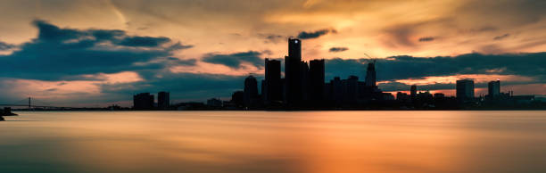 istock Detroit, Michigan - Skyline at Dusk 2151807370