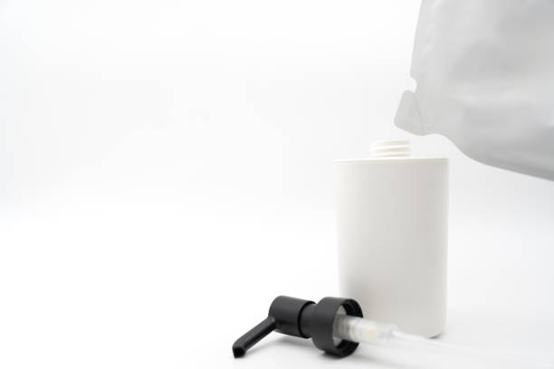istock Refill to reduce plastic waste. soap or shampoo for refill. plastic bottles for refill liquid soap, shampoo and other products. Zero waste. Reuse reduce recycle concept. 2151817591