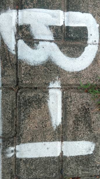 istock B -1 written on the road 2151818988