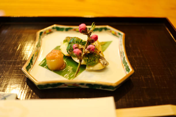 istock Luxurious dishes at high-class Japanese restaurant 2151822606